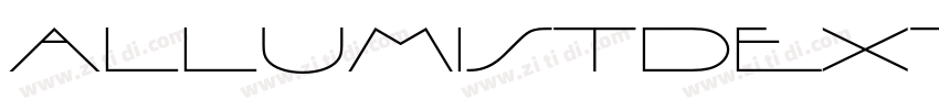 AllumiStdExtended D字体转换 AllumiStdExtended D字体转换